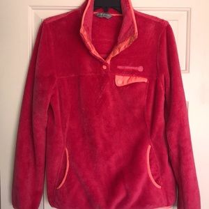 Free Country Pink Fleece Pullover Size M